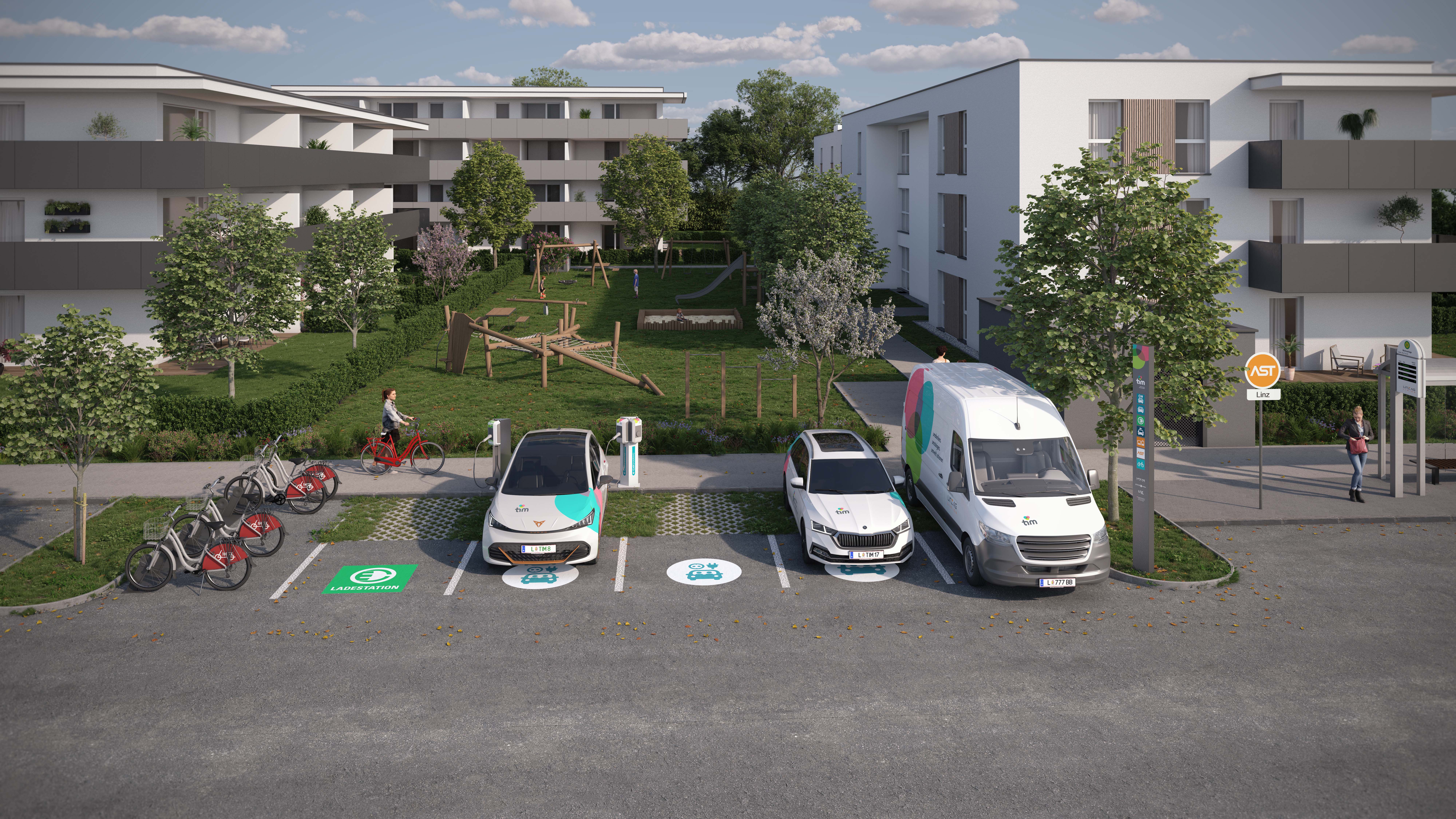 Mobilität im Wohnbau: eine Kooperation des MobiLabs und der LINZ AG LINIEN